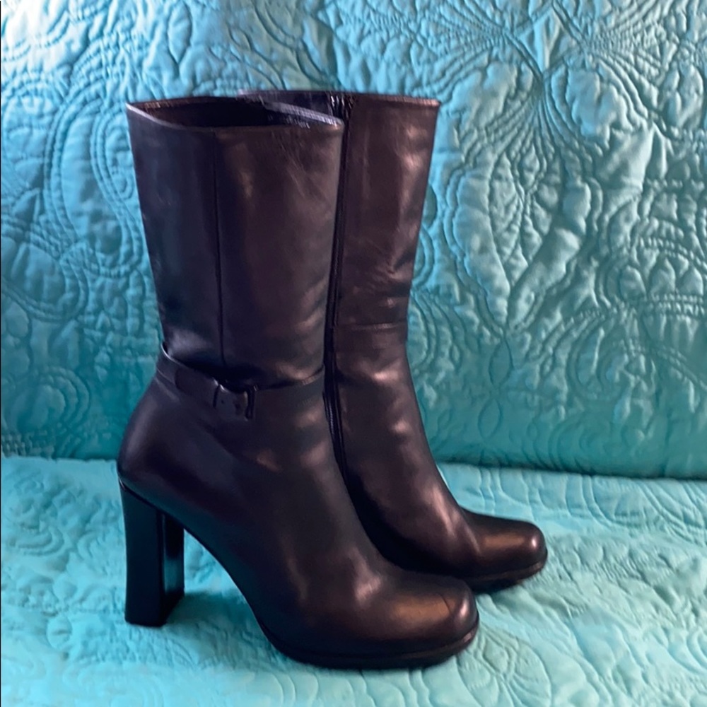 VIA SPIGA Calf height boot. 4” heel.Made in Italy.